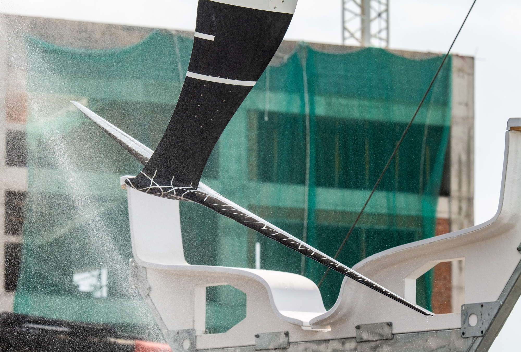 SWISS REVEAL THE TUBERCLE FOIL - 37th America's Cup