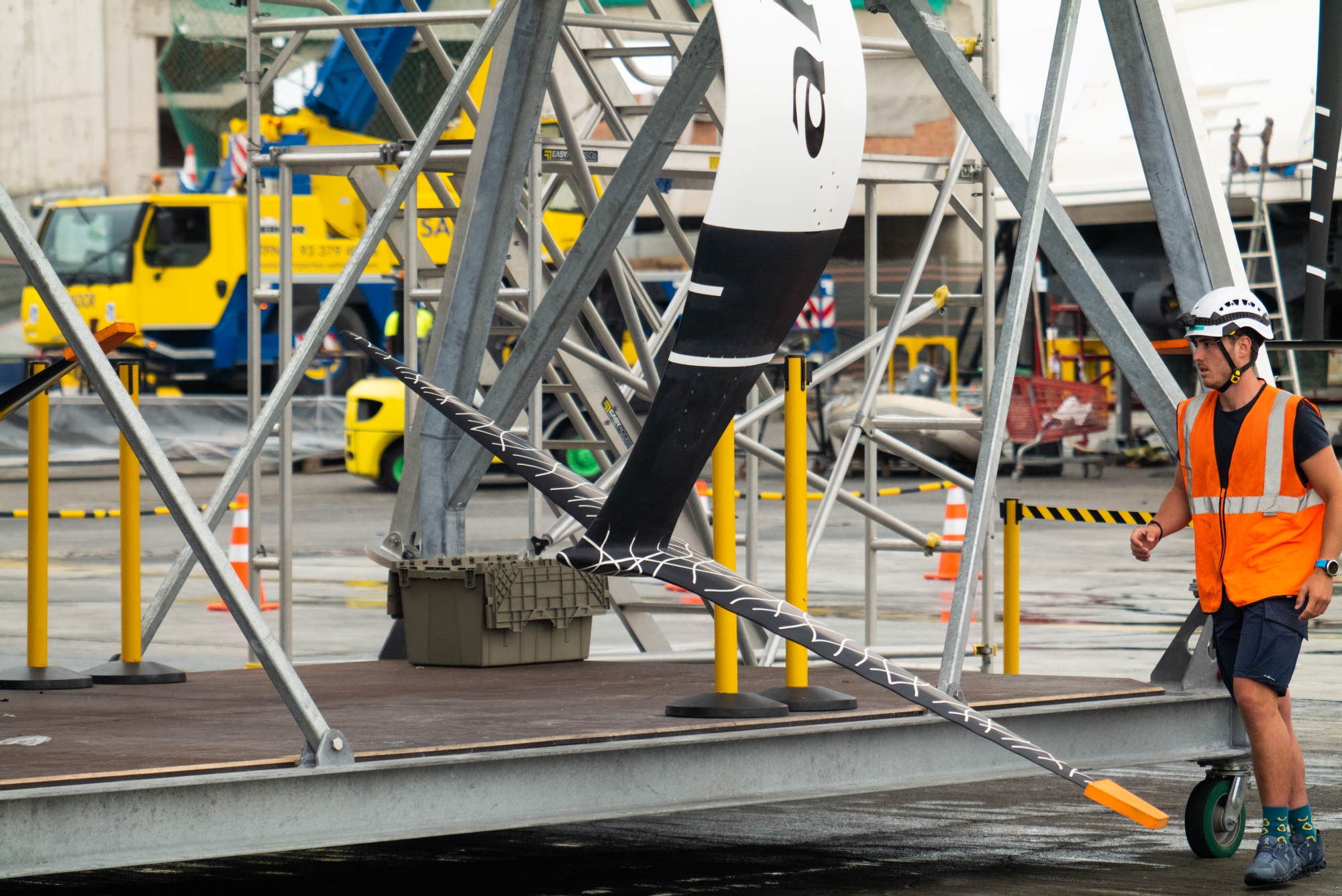 SWISS REVEAL THE TUBERCLE FOIL 37th America's Cup