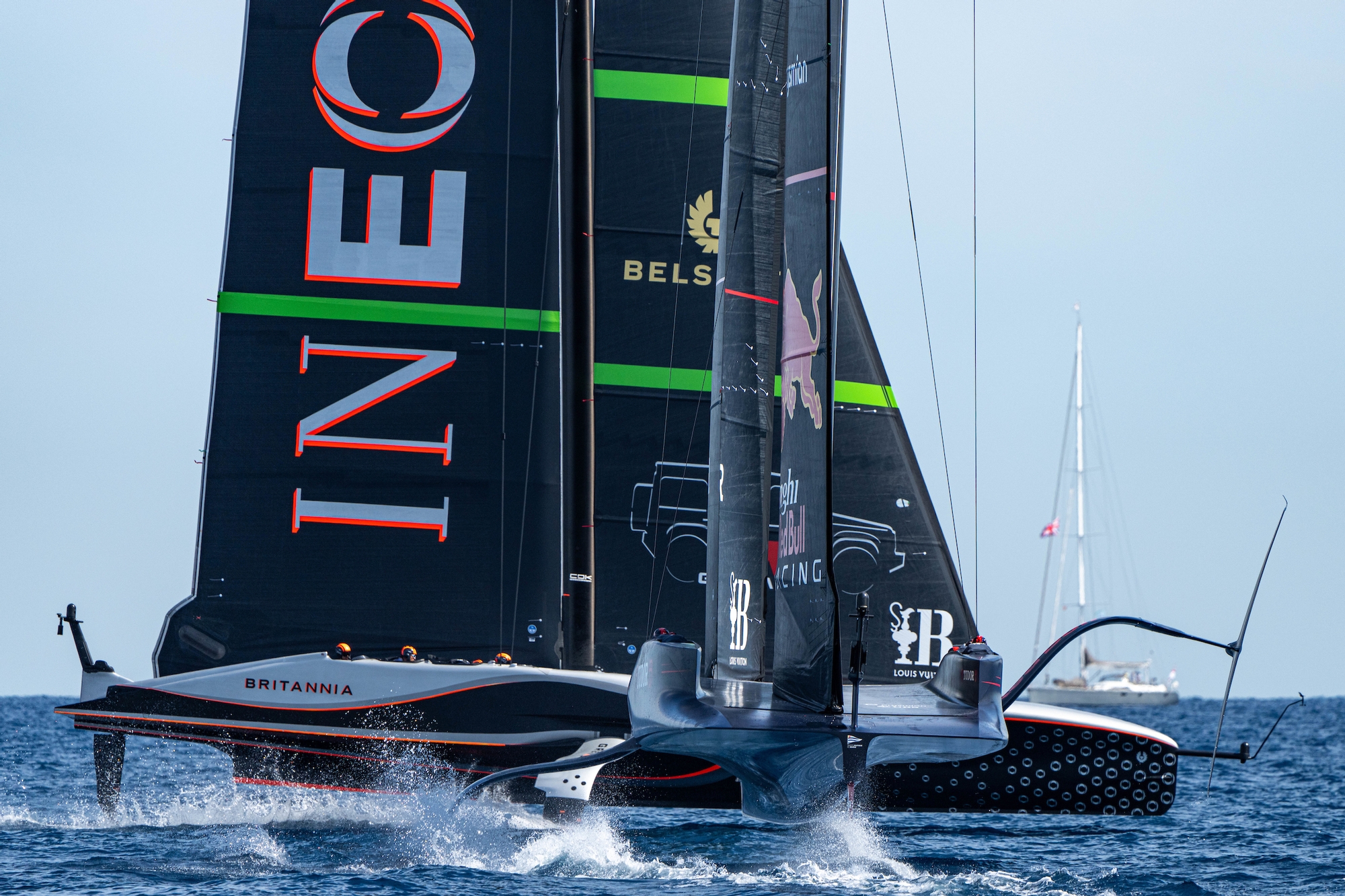 September 16, 2024. Louis Vuitton Cup, Semi Finals Race Day 3.
