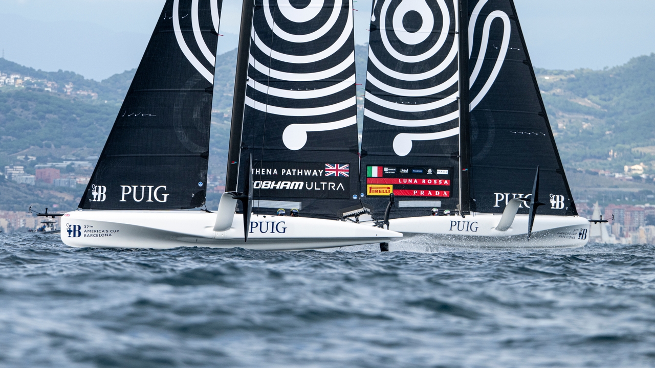 October 11, 2024. 37th America’s Cup -Puig Women's America's Cup, Race Day 5 - Group A.  Athena Pathway - Women, Luna Rossa Prada Pirelli Women's Team