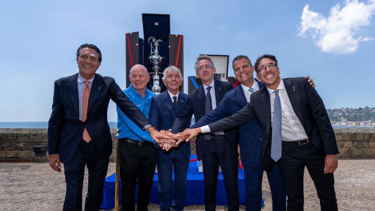 May 28, 2025. Louis Vuitton 38th America’s Cup Naples Presentation event, Castel dell’Ovo.