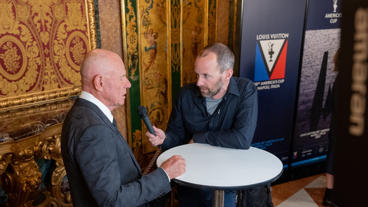 January 21, 2026 Naples. America’s Cup Partnership (ACP) announcement at Palazzo Reale in Naples.Grant Dalton, CEO of Emirates Team New Zealand