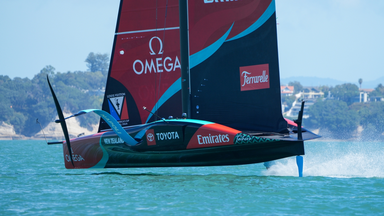 21 March 2026, America’s Cup Recon, Emirates Team New Zealand, Taihoro, AC75, Day 6