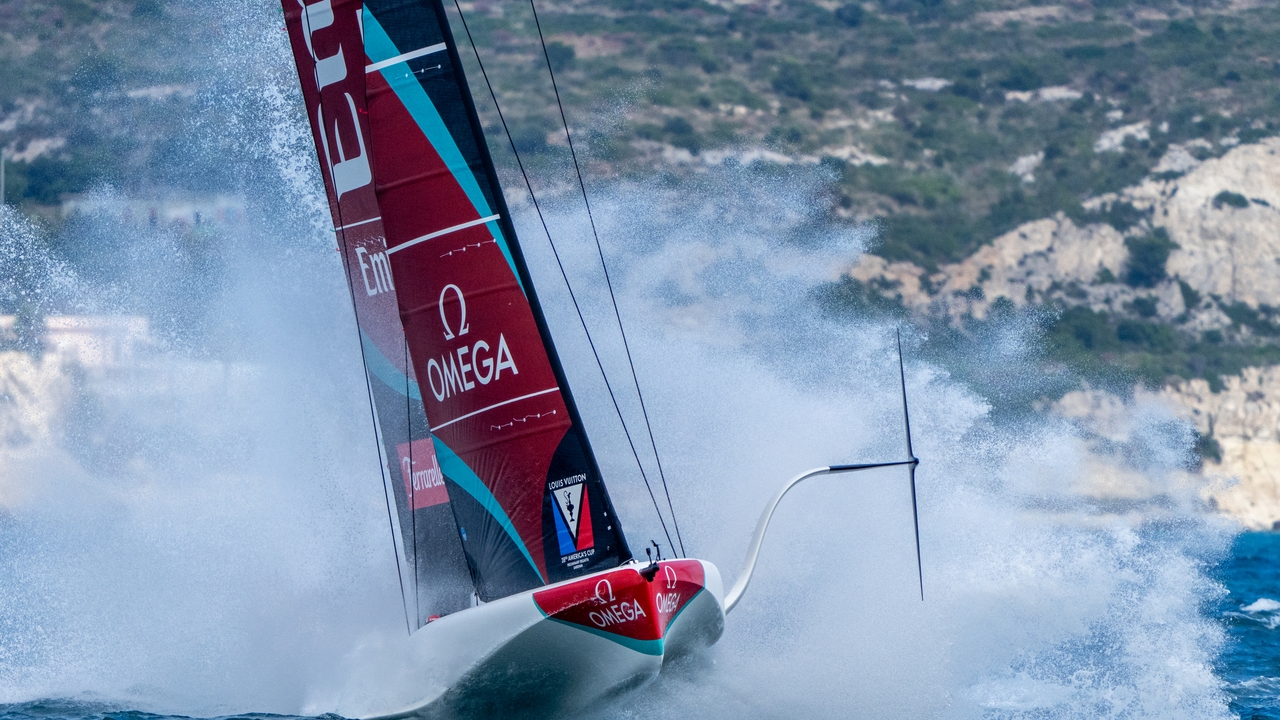 22 May 2026. Louis Vuitton 38th America's Cup - Preliminary Regatta Sardinia. Race Day One.