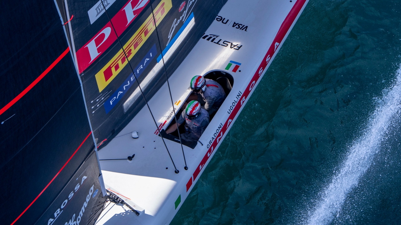 24 September 2026. Louis Vuitton 38th America's Cup - Preliminary Regatta Naples  - Official Practice Race - LUNA ROSSA TEAM 1