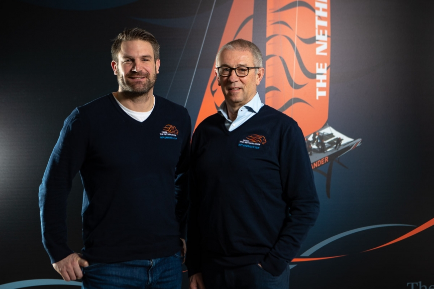 Dutchsail CEO Eelco Blok, Team the Netherlands in 36th America's cup